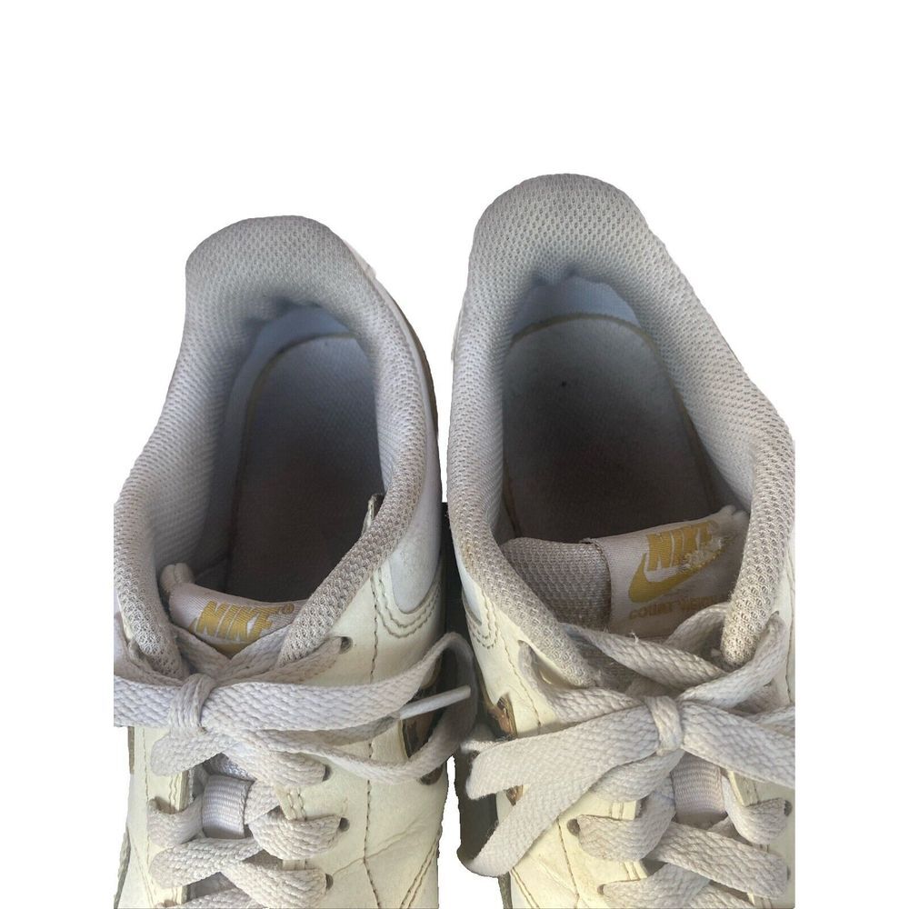 US 9.5 Women's Nike Court Vision Alta Platform Leopard White Shoes DO2791-100 - Picture 8 of 10